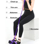 Heavy Duty Peddle Puller Tummy Trimmer Exercise Fitness Band with Strong 4 Tubes for Improving Weight Body Posture Waist and Shape at your Home Rs 1299