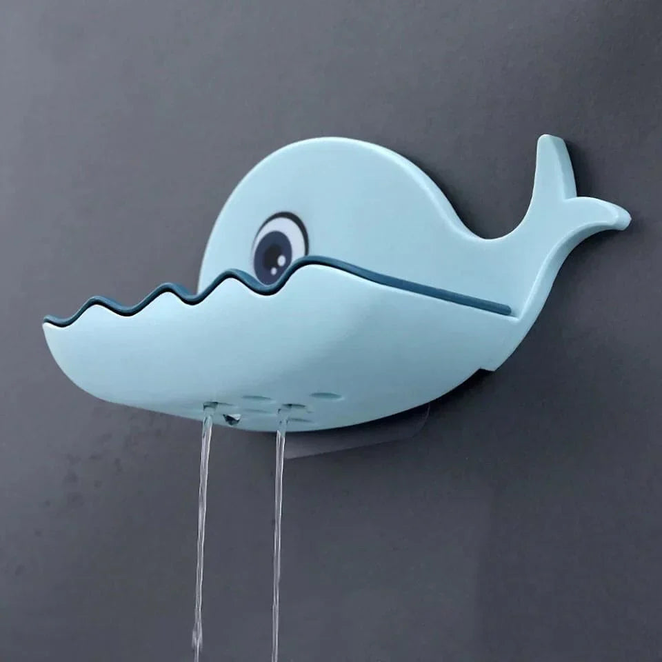 Self-Adhesive Wall Mounted Whale Soap Holder