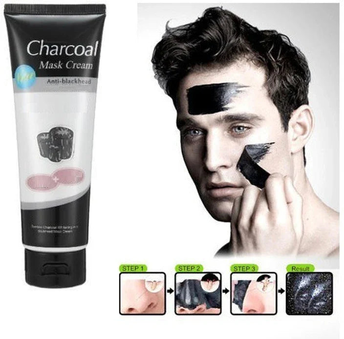 Charcoal Anti-Blackhead Mask Cream – Deep Pore Cleansing
