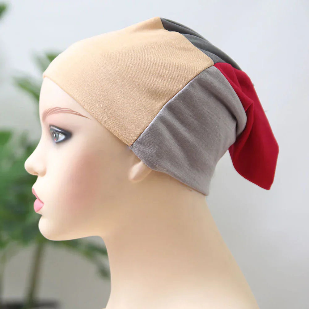 Muslim Hijab Cap 4 in 1 (Random Colors)