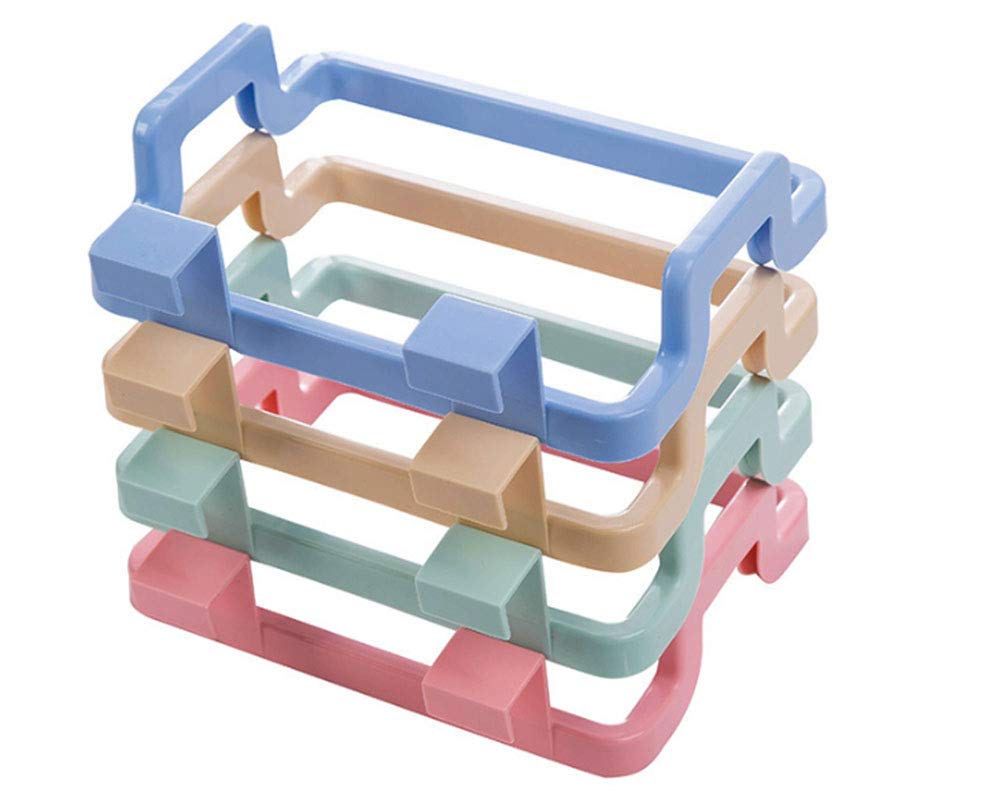 4 Pcs Kitchen Door Back Type Portable Garbage Bag Holder