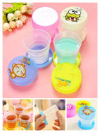 Portable Cartoon Magic Foldable Cup for Kids (1Pc)
