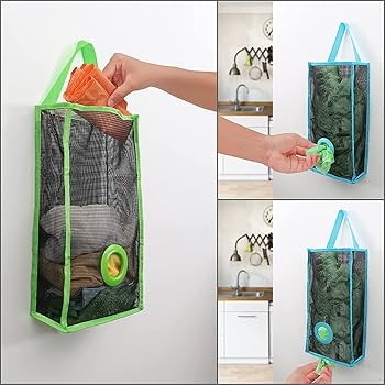 Multi-Purpose Hanging Shopper Dispenser Organizer Bag