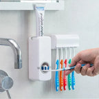 Best Quality Set of Toothpaste Dispenser & Brush Holder