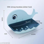 Self-Adhesive Wall Mounted Whale Soap Holder
