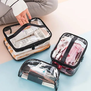 Waterproof Transparent PVC Bath Cosmetic Bag