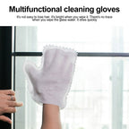 (Pack of 10) Reusable Dust Cleaning Non Woven Fish Scale Duster Household Kitchen Gloves Clean Tools
