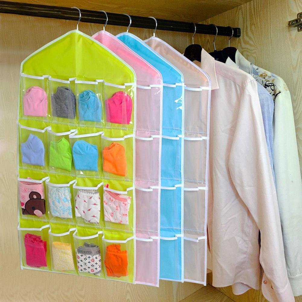 Buy 2 Get 2 Free 16 Pockets Hanging Storage Bags Organizer 4 Pcs