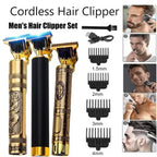 Imported Rechargeable Hair & Beard Trimmer with 4 Combs for Shaving & Haircutting