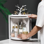 360 Degree Plastic Single and Double Layer Rotatable Corner Cabinet For Home Use