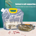 (Pack of 3) 3 Liters Reusable Moisture Proof Sealed Rice Packaging Kitchen Insect Proof Grain Storage Food Grade Bags