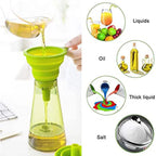 Collapsible Silicone Foldable Funnel for Kitchen