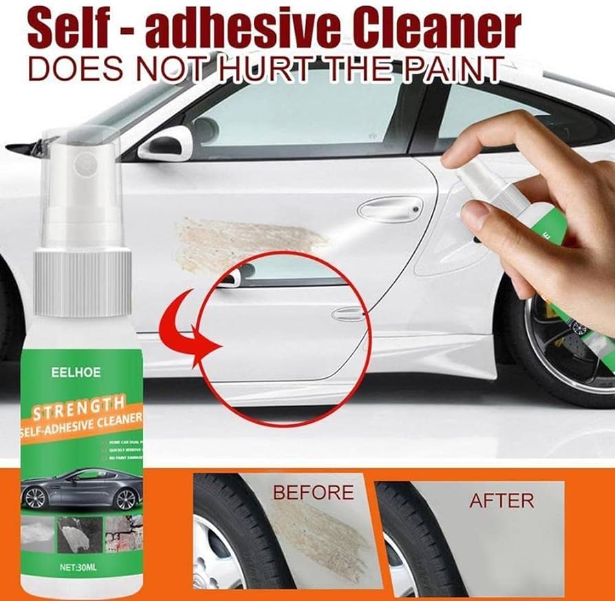 Sticker & Stain Remover Spray for Adhesive & Sticky Glue Residue Removal
