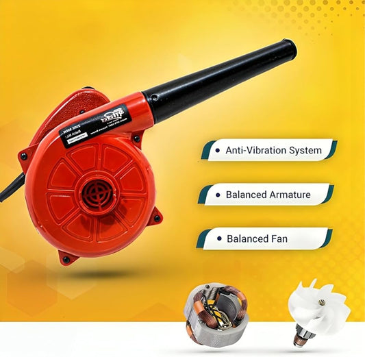 Portable Imported Pure Copper Winding & Electric Air Blower and Vacuum Cleaner with Variable Speed Control and Double Function with Dust Bag