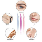 3Pcs Women’s Facial Razors for Eyebrow, Lip & Makeup