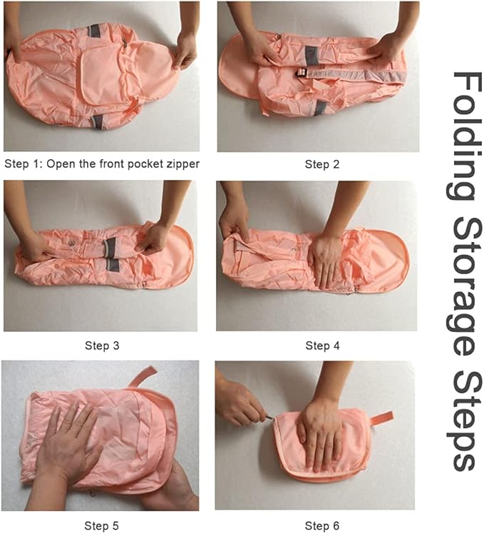 Portable Foldable Lightweight and Convertible Travel School Bag with Multi Pocket Design with Shoulder Strap For Outdoor Use