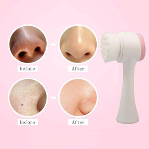 Double Side Cleansing Facial Brush