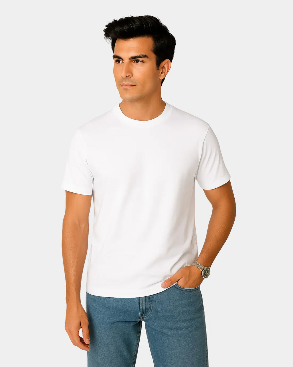 White Basic T-Shirt