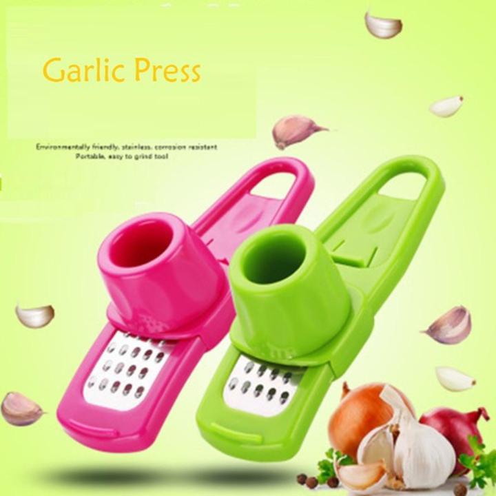 Multifunction Mini Garlic Press Grinding Grater