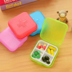 Portable Pill Case 4-Compartments