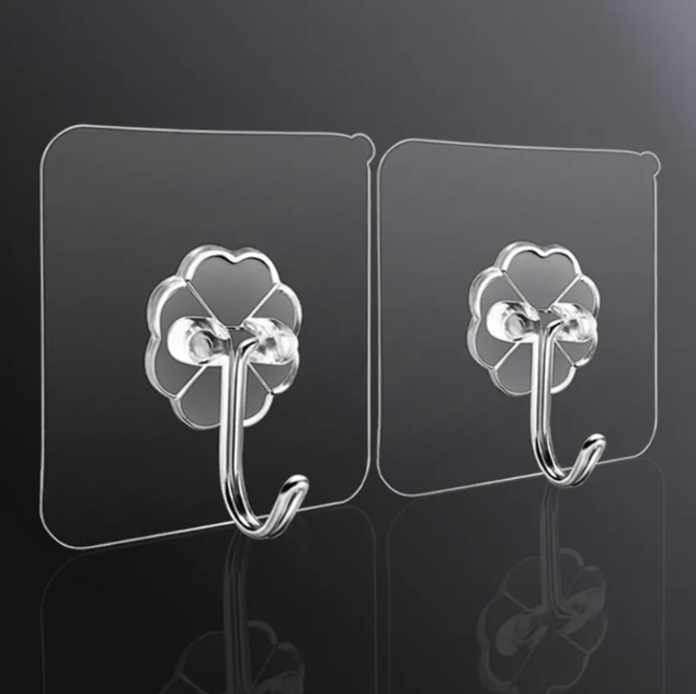 Self Adhesive Door Wall Hangers Hooks (5Pcs)