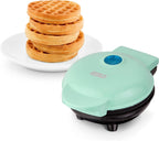 Mini Waffles Maker with Easy to Clean and Non-Stick Surfaces in 4 Inch