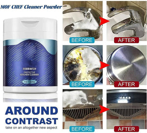 Mof Chef Heavy Duty Kitchen Oil Stain Cleaning Powder
