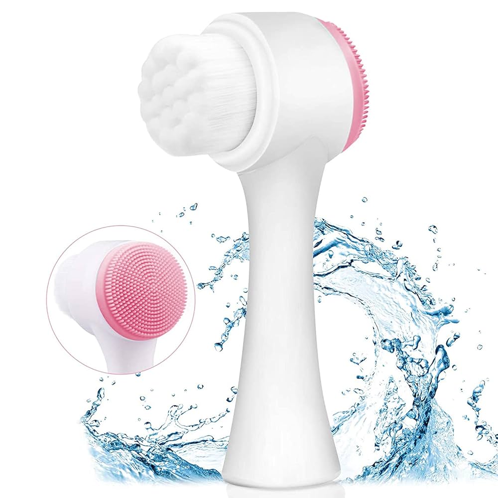 Double Side Cleansing Facial Brush