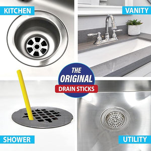 Powerful Sani Sticks Drain Cleaner Prevents Your Drain From Clogging and Foul Odor (48 Sticks)