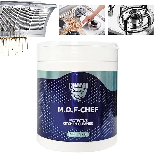Mof Chef Heavy Duty Kitchen Oil Stain Cleaning Powder