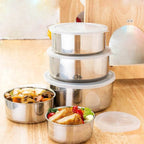 Stainless Steel 5pcs Bowl Set (Box Packing)