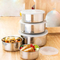 Stainless Steel 5pcs Bowl Set (Box Packing)