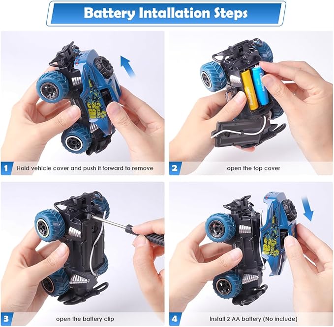 Mountain Cross Country Wireless Remote Jeep Control Off Road Vehicle Model Toy with Box For Kids