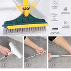2 in 1 Cleaning Brush Floor Scrub Broom Wiper Scraper
