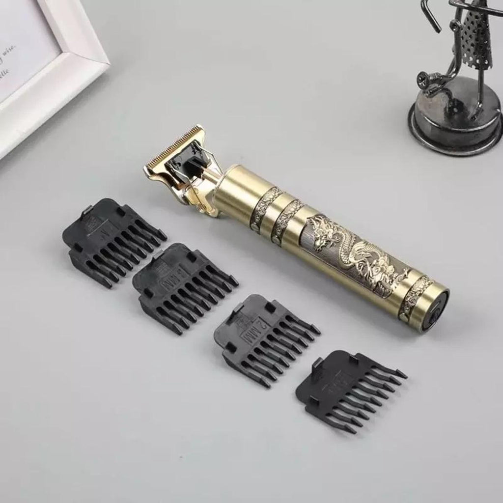 Imported Rechargeable Hair & Beard Trimmer with 4 Combs for Shaving & Haircutting