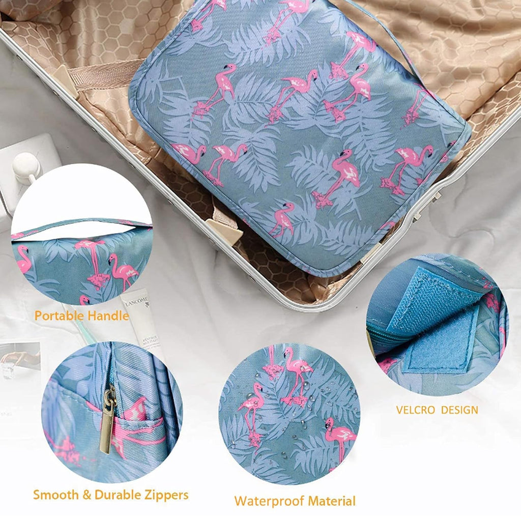 High Capacity Makeup Travel Bathroom Toiletries Wash Classification Hook Cosmetic Organizer Storage Bag for Women