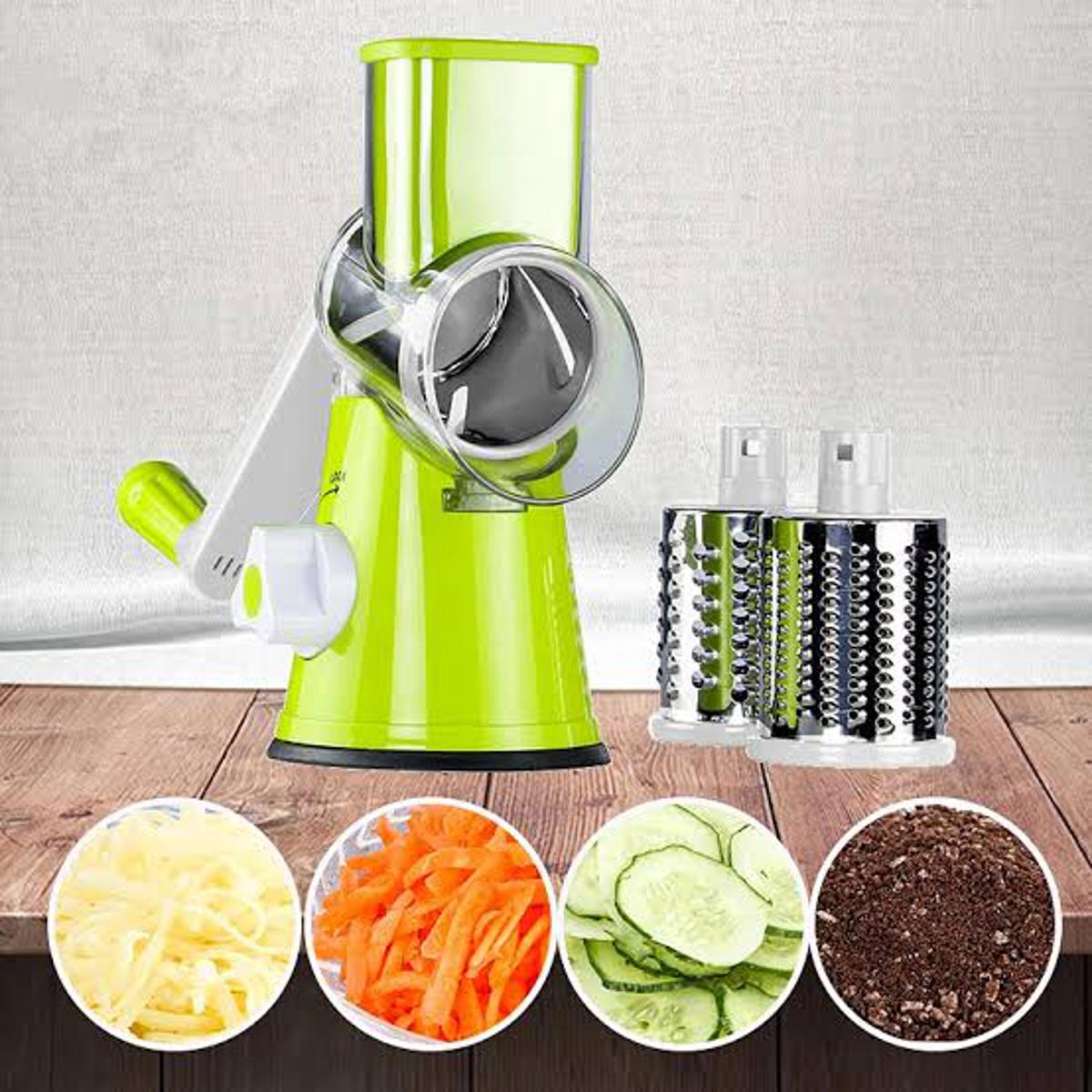 3-in-1 Vegetable Cutter, Slicer & Cheese Grater