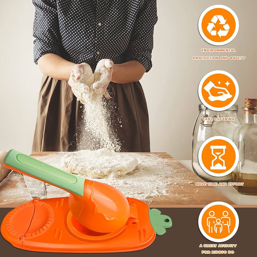 Portable 2 in 1 Samosa and Dumpling Maker for Kids Adult Use