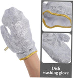 Buy 1 Get 1 Free Mesh Cutting Dish Washing Gloves With Safety Gloves Wire and Lightweight Dishwashing Supplies