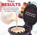 Mini Waffles Maker with Easy to Clean and Non-Stick Surfaces in 4 Inch