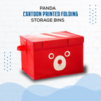 Panda Cartoon Printed Folding Storage Box