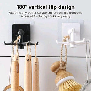 360° Rotated Kitchen Hooks Hanger