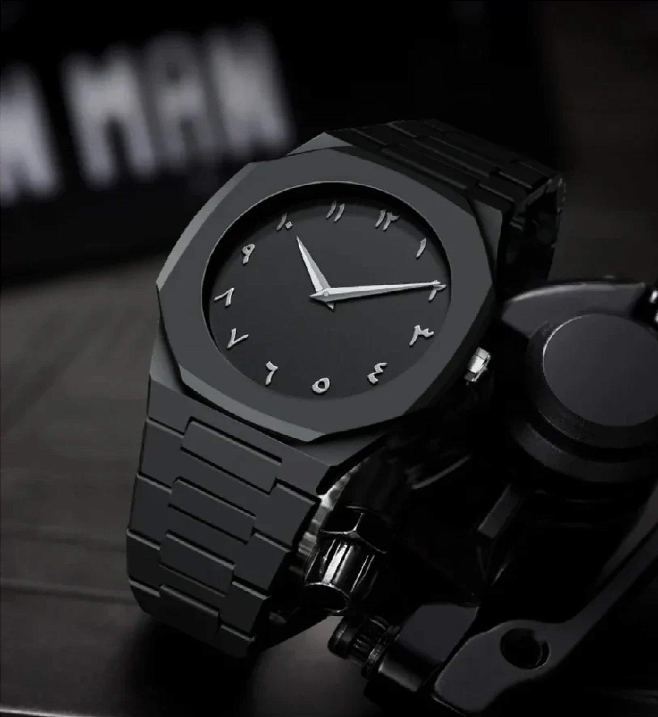Black Royal Arabic Aura Watch