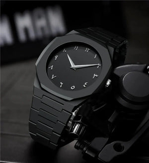 Black Royal Arabic Aura Watch