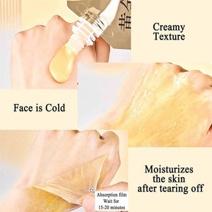 Anti-Aging Peel off Gold Face Mask Retinol Snake Venom Peptide for Blackheads and Pores Moisturizing