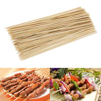 Pack Of 100 Wooden Skewers Sticks for BBQ