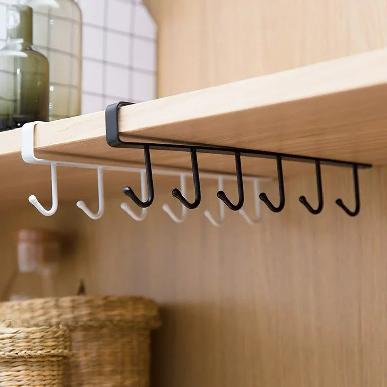 Buy 1 Get 2 Free Offer Imported Home Seamless Kitchen Storage Rack Nail-Free Hanging Wrought Wardrobe Hook Shelf Organizer Hanging Rack Rs 799