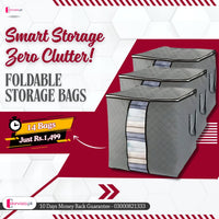 Azaadi Sale Offer 14 Foldable Storage Bags (14 Bags)