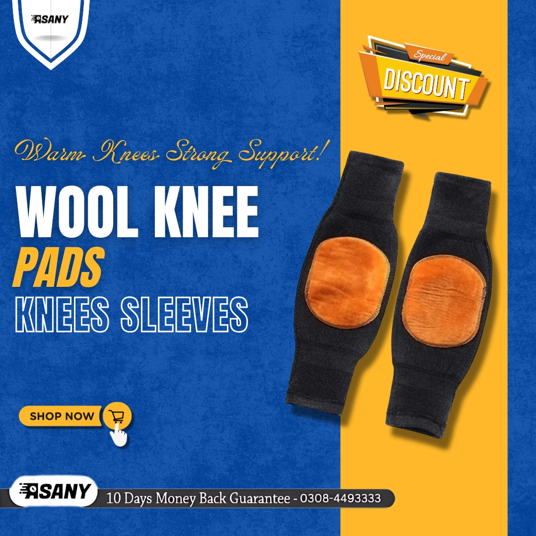 Full Wool Cashmere Warm Knee Pads 2 Pcs Super Elastic Knees Sleeves Support Protector