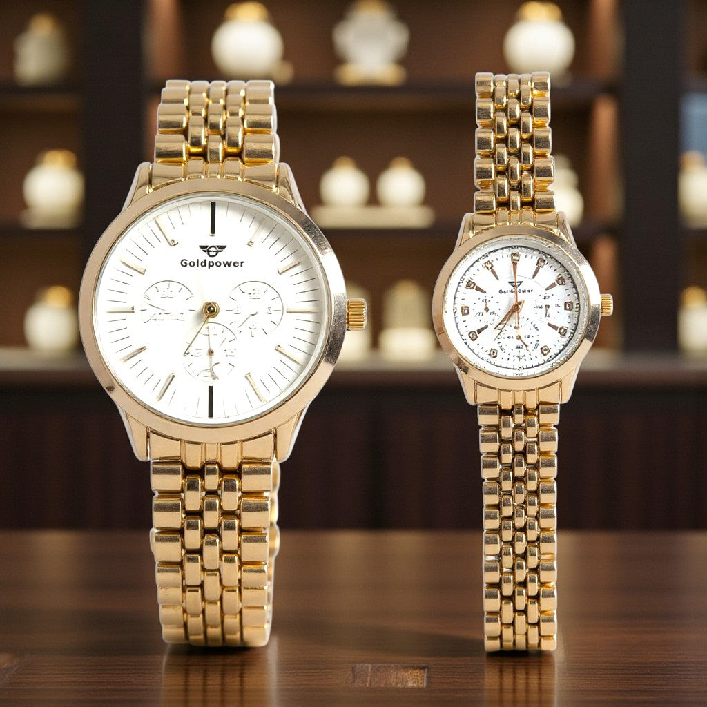 Gold NovaBond Couple Watches